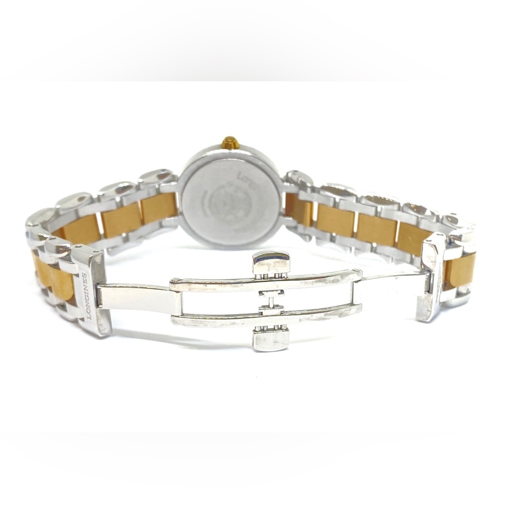Longines PrimaLuna 18k Gold Steel DIamond Cream Dial Ladies Watch - Picture 14 of 16